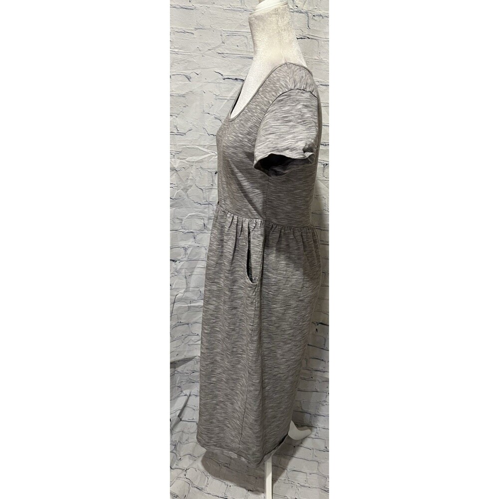 Natural By Known Supply Gray Organic Cotton Dress Size Medium - Picture 4 of 11